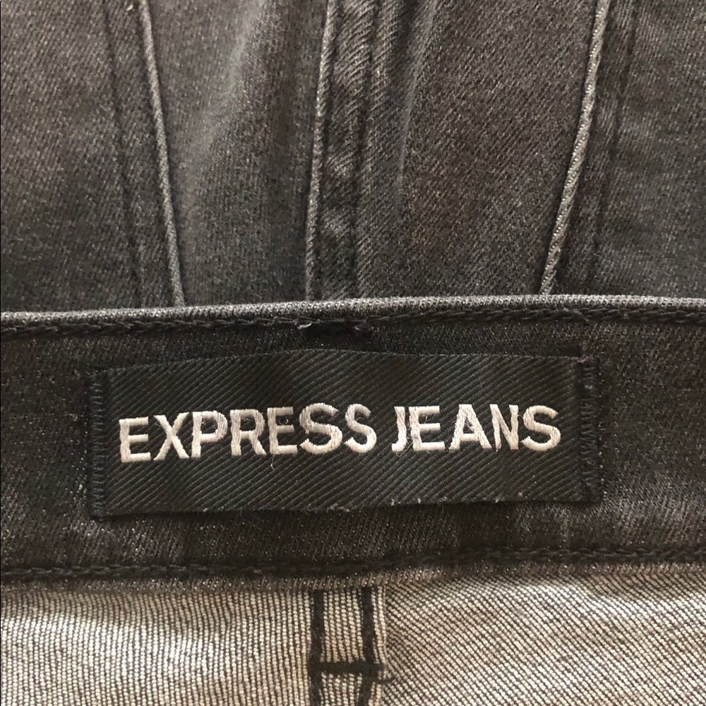 Express brand jeans. Legging hi-rise fit. Size 8R - Picture 3 of 4